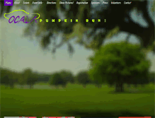 Tablet Screenshot of ocalapumpkinrun.com